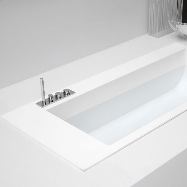 ANTONIO LUPI BIBLIO 20 ENCASED CORIAN BATHTUB