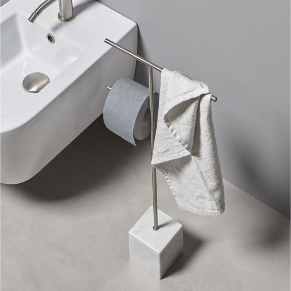 Antonio Lupi Bivio Towel and Paper Holder