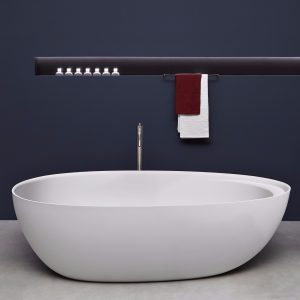 ANTONIO LUPI ECLIPSE SMALL OVAL CRISTALPLANT BATHTUB