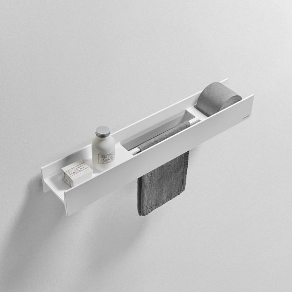 Antonio Lupi LMCOMBI Shelf With Towel and Paper Holder