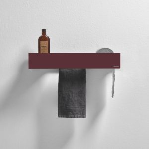 Antonio Lupi LMCOMBI Shelf With Towel and Paper Holder Mirto