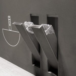 Antonio Lupi Sesamo 7 Encased Waste Basket