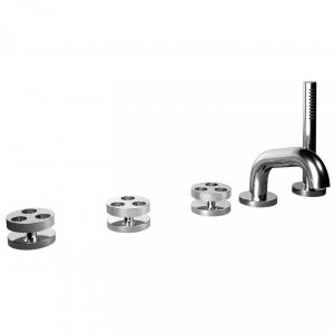 Bongio Bowling Deck Mounted Bathtub Group
