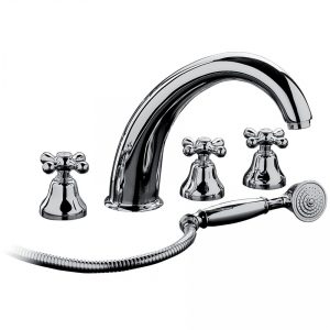 Bongio Classic Axel 5 Holes Deck Mounted Bathtub Group