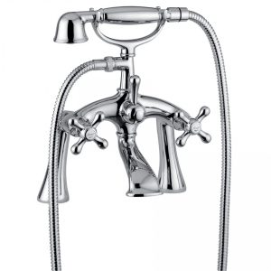 Bongio Classic Axel External Bath Group on Pillar