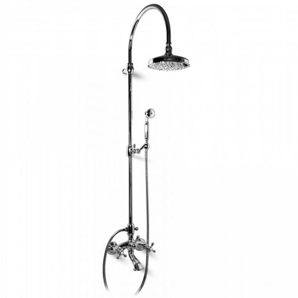 Bongio Classic Axel External Bath Shower Group with Tube