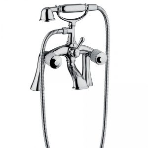 Bongio Classic Cristallo External Bath Group on Pillar