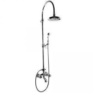 Bongio Classic Cristallo External Bath/Shower Group with Tube