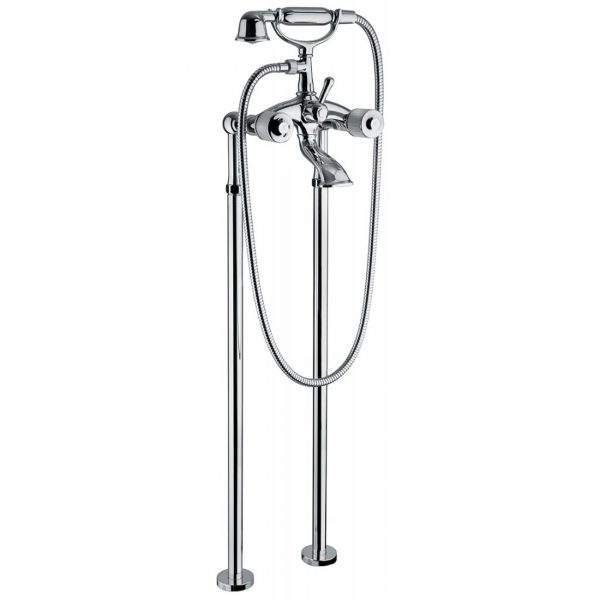 Bongio Classic Cristallo Floor Mounted Bath Group