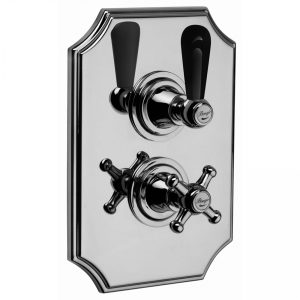 Bongio Classic Exclusive Class Wall Mounted Thermostatic Mixer with Diverter