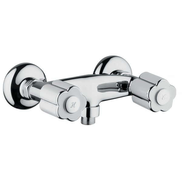 Bongio Classic Fleur Blanc & Noir External Shower Group