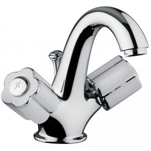 Bongio Classic Fleur Blanc & Noir Single Hole Basin