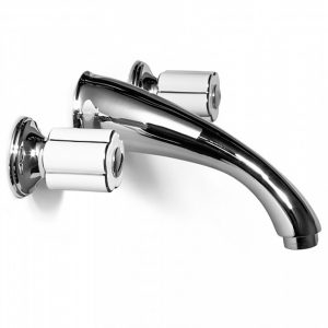 Bongio Classic Fleur Blanc & Noir Wall Mounted Basin Group