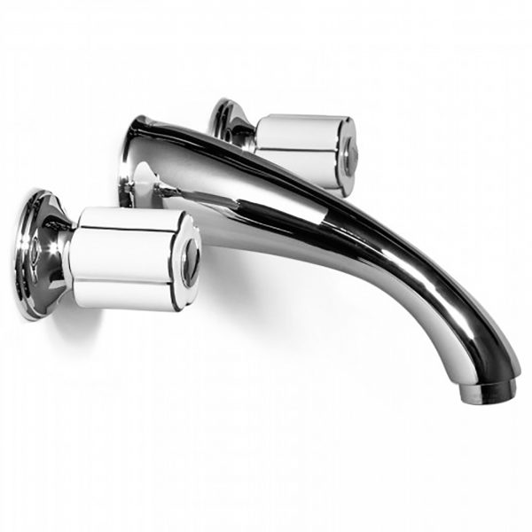 Bongio Classic Fleur Blanc & Noir Wall Mounted Basin Group