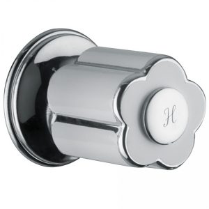 Bongio Classic Fleur Blanc & Noir Wall Mounted Tap