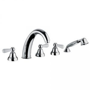 Bongio Classic La Tosca 5 Holes Deck Mounted Bathtub Group