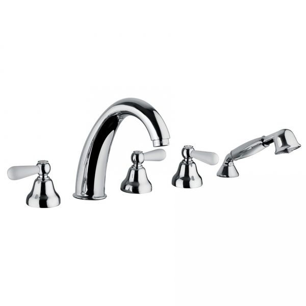 Bongio Classic La Tosca 5 Holes Deck Mounted Bathtub Group