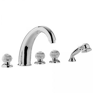 Bongio Classic Radiant 5 Holes Deck Mounted Bathtub Group