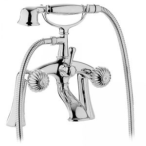 Bongio Classic Radiant External Bath Group on Pillar