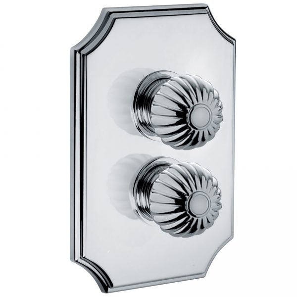Bongio Classic Radiant Wall Mounted Thermostatic Mixer with Diverter