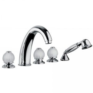 Bongio Classic Rivoli 5 Holes Deck Mounted Bathtub Group