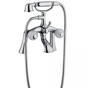 Bongio Classic Rivoli External Bath Group on Pillar