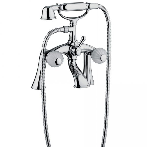 Bongio Classic Rivoli External Bath Group on Pillar