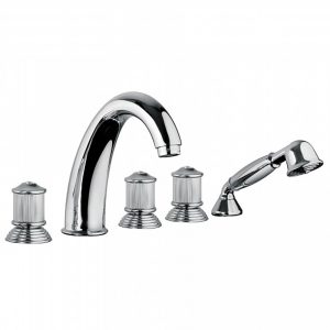 Bongio Classic Royale80 & Impero 5 Holes Deck Mounted Bathtub Group