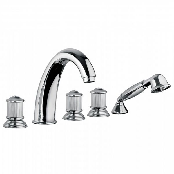 Bongio Classic Royale80 & Impero 5 Holes Deck Mounted Bathtub Group