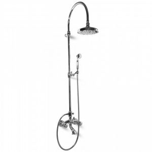 Bongio Classic Royale80 & Impero External Bath Shower Group with Tube