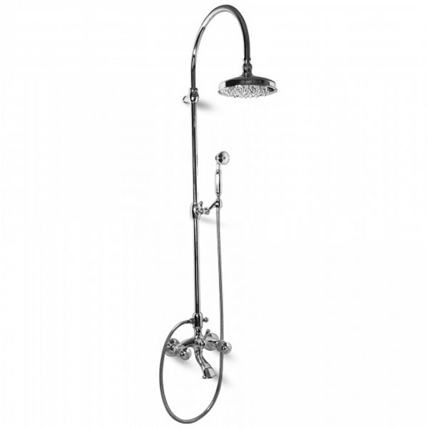 Bongio Classic Royale80 & Impero External Bath Shower Group with Tube