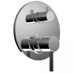 Bongio Project On Wall Mounted Thermostatic Mixer with Diverter