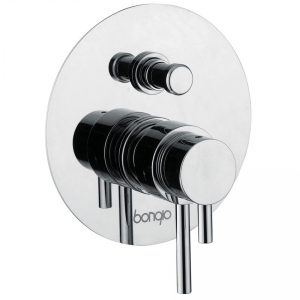 Bongio Project T.ube Wall Mounted Thermostatic Mixer with Diverter