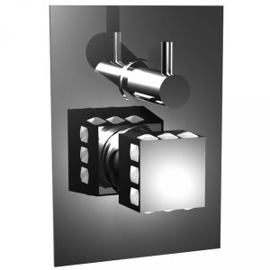 Bongio Pure Glam Wall Mounted Mixer with Diverter