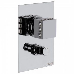 Bongio Pure Glam Wall Mounted Mixer with Diverter