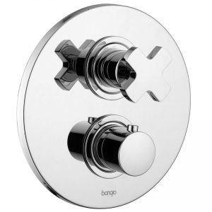 Bongio Style Alcor Wall Mounted Thermostatic Mixer with Diverter