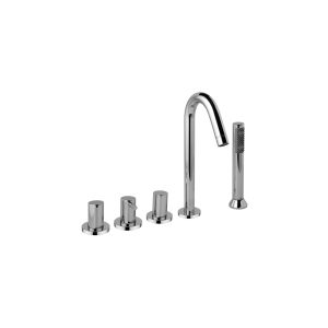 Bongio Style Aqua Deck Mounted Bathtub Group 5 Holes
