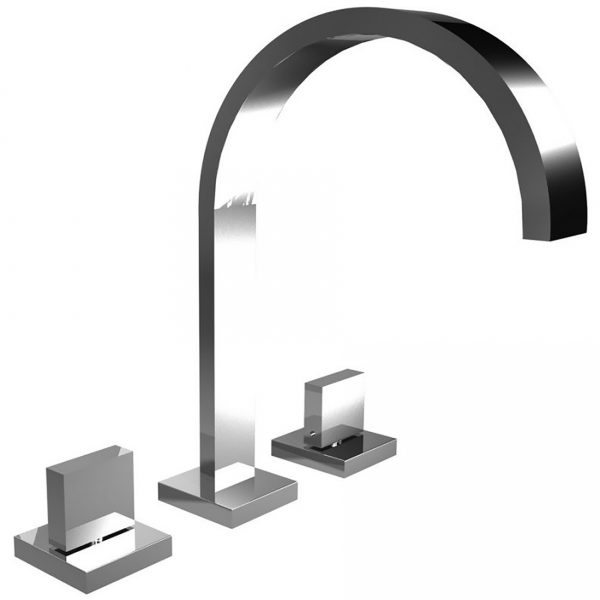 Bongio Style Domino Q 3 Holes Basin Group