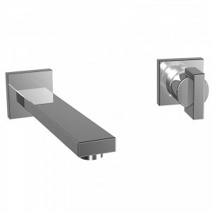 Bongio Style Domino Q Wall Mounted Basin Mixer