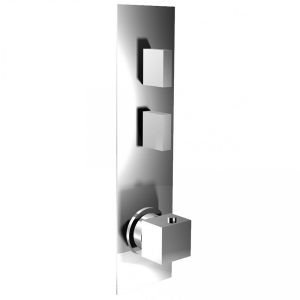 Bongio Style Domino Q Wall Mounted Thermostatic Mixer