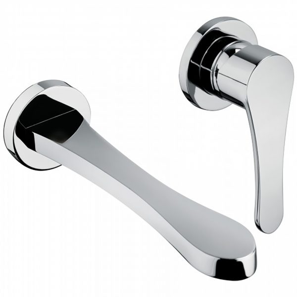 Bongio Style O'Clock Green Wall Mounted Basin Mixer