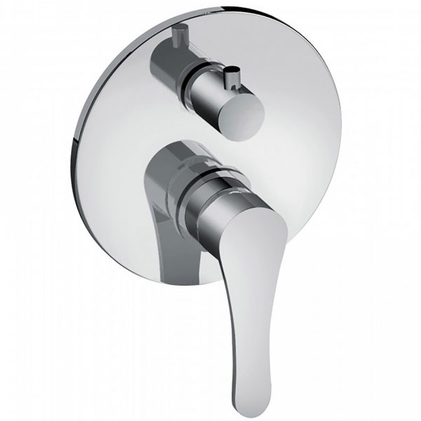 Bongio Style O'Clock Green Wall Mounted Mixer with Diverter