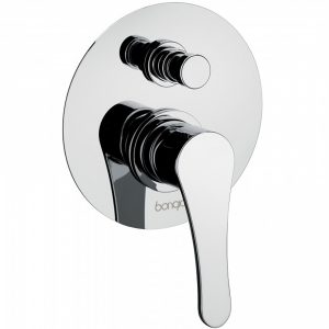 Bongio Style O'Clock Green Wall Mounted Mixer with Diverter