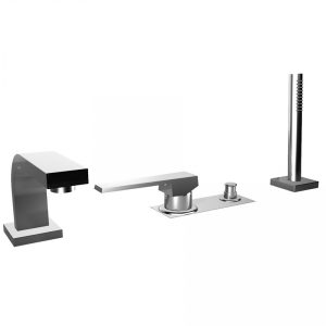 Bongio Style Stelth Deck Mounted Bathtub Group