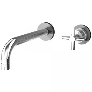 Bongio Style T Cross Wall Mounted Basin Mixer