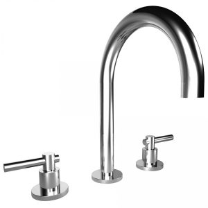 Bongio Style T Lever 3 Holes Basin Group