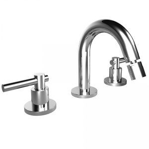 Bongio Style T Lever 3 Holes Bidet Group