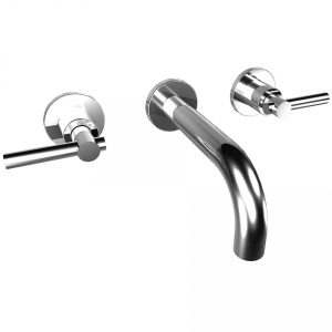 Bongio Style T Lever Wall Mounted Basin Group