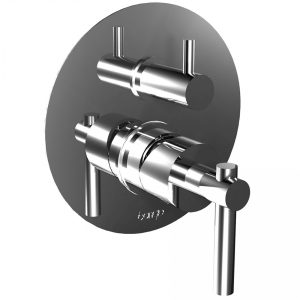 Bongio Style T Lever Wall Mounted Mixer with Diverter