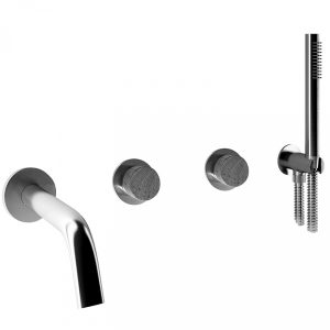 Bongio Time2020 Wood Wall Mounted Bath Group